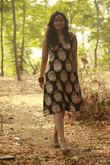 Dress - Buddha A-Line Dress - Prathaa