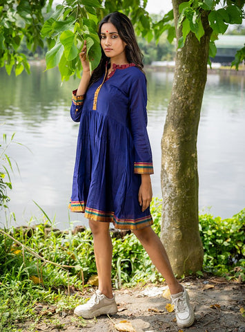 Royal Blue  Ilkal & Khuns Dress- PRATHAA