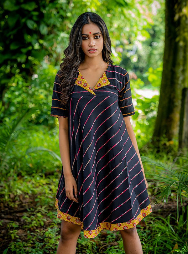 RATRI - Black Khesh Dress